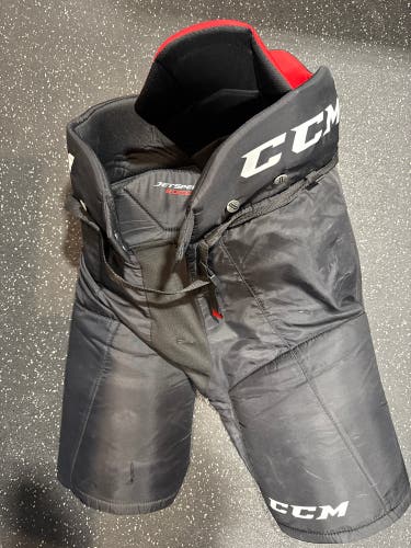Black CCM Jetspeed Edge Hockey Pants (Used) | Senior Large