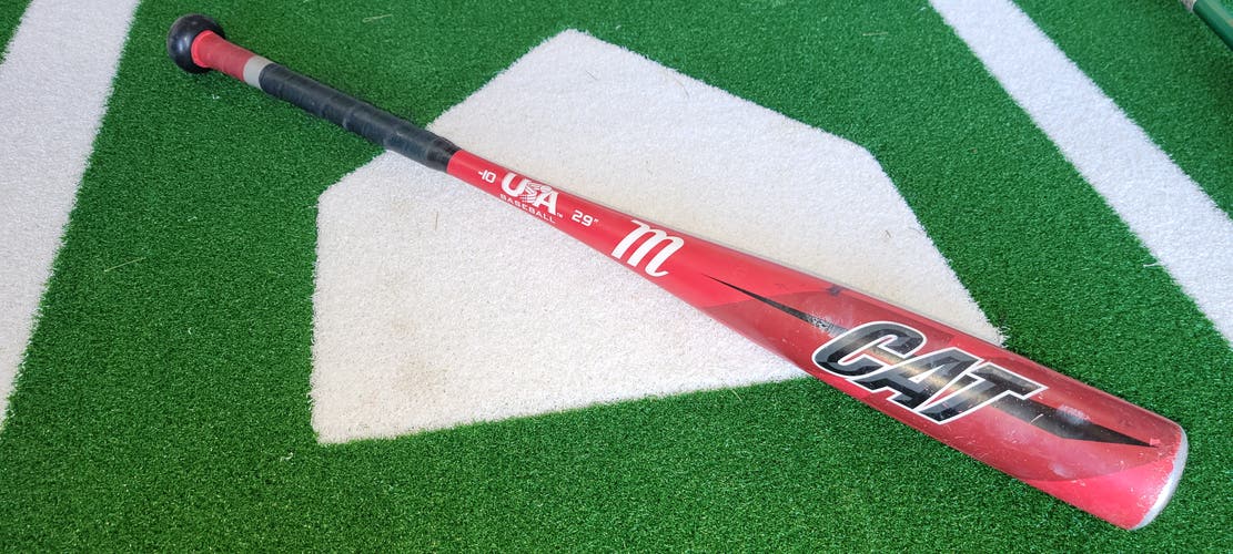 2021 Marucci CAT Alloy USABat Certified Bat (-10) 19 oz 29" (Used)