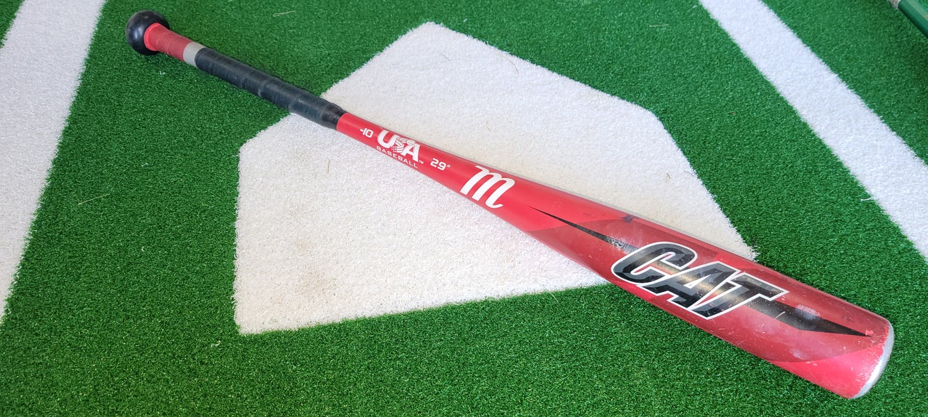 2021 Marucci CAT Alloy USABat Certified Bat (-10) 19 oz 29" (Used)