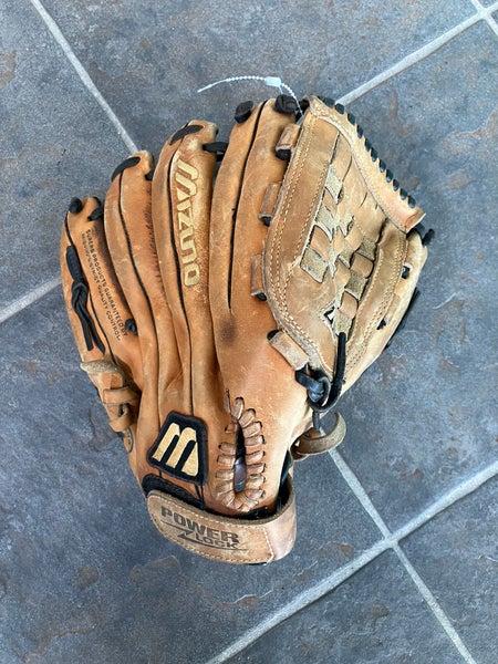 Brown Mizuno Premier RH Pitcher's Baseball Glove 12.5" (Used)