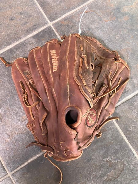 Brown Nokona RH Softball Glove 14" (Used)
