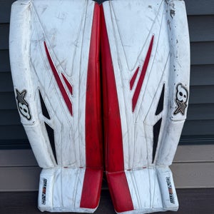 2016 34" Brian's G-Netik Pro 3 Goalie Leg Pads Pro Stock (Used)