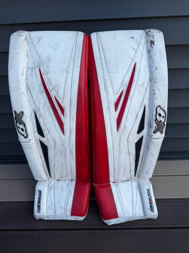 2016 34" Brian's G-Netik Pro 3 Goalie Leg Pads Pro Stock (Used)