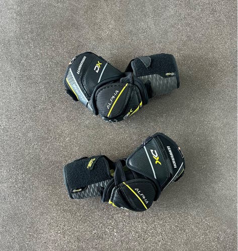Used Warrior Alpha DX Senior Size Small Hockey Elbow Pads (Check Description)