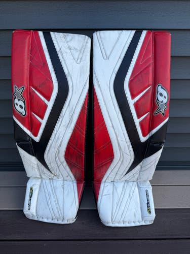 2018 34" Brian's G-Netik Pro IV Goalie Leg Pads Pro Stock (Used)