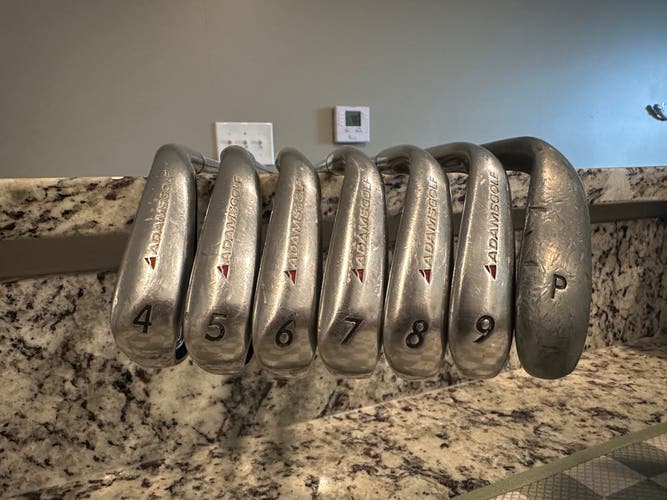 Men's Adams Tight Lies Right Handed Iron Set Regular Flex Graphite/Steel Shaft (Used)