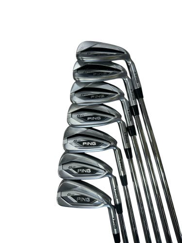 Men's 2021 Ping G425 Right Handed Iron Set Regular Flex (7 Clubs) #5 - #9, PW, GW Steel Shaft (Used)