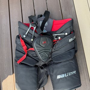 Senior Medium Bauer Vapor 1X Hockey Goalie Pants (Used)