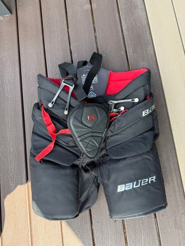 Senior Medium Bauer Vapor 1X Hockey Goalie Pants (Used)