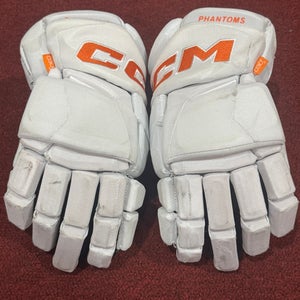 Lehigh Valley Phantoms CCM JetSpeed FT1 Gloves 14" Pro Stock (Used) item#WO14C