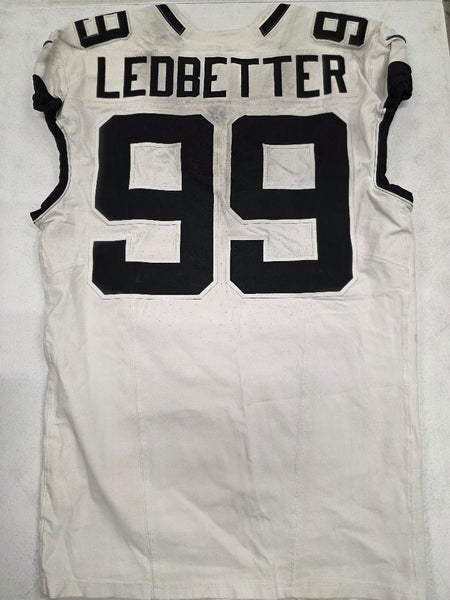Jaguars JEREMIAH LEDBETTER #99 Game Used GU Football Jersey 9-23-24 vs Bills