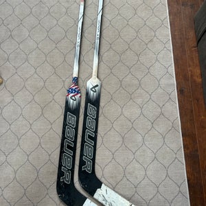 Intermediate Bauer Vapor X5 Pro Regular Goalie Stick 23" Paddle (Used) (2 pack)