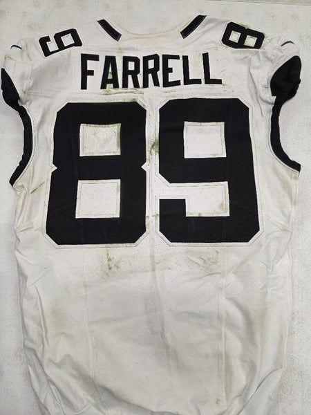Jaguars LUKE FARRELL #89 Game Used GU Football Jersey 12-22-24 vs Raiders
