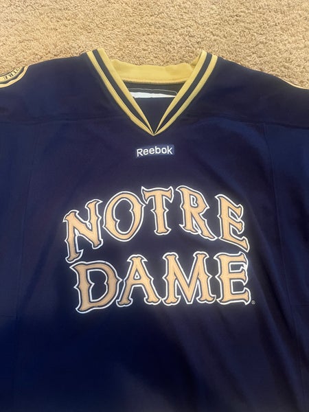Notre Dame Reebok youth XL hockey jersey
