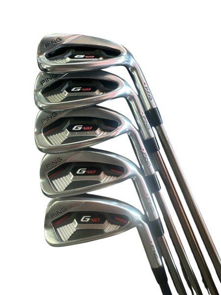 Men's Ping G410 Right Handed Iron Set Regular Flex Graphite Shaft (Used)