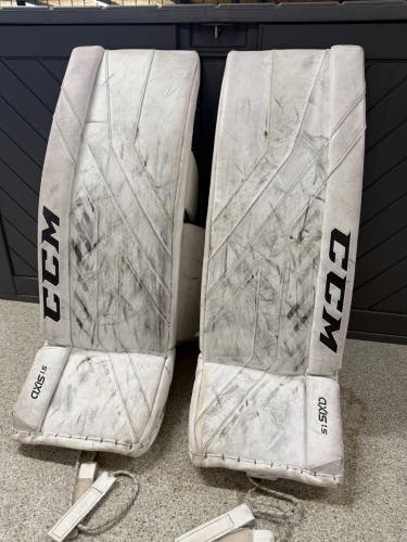 30" CCM Axis 1.5 Goalie Leg Pads (Used)