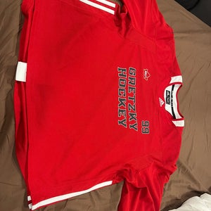 Red goalie jersey