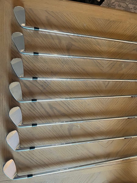 Men's Cobra 2022 KING Forged Tec One Length Iron Set Stiff Flex Steel Shaft (Used)
