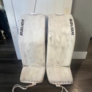 Small Bauer Supreme UltraSonic Goalie Leg Pads (Used)