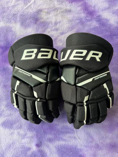 Black Senior Bauer Supreme M3 Gloves 13" (Used)