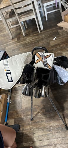 Men's TaylorMade Right Handed Clubs (Full Set) Stiff Flex 10 Pieces (Used)