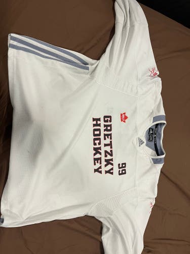 White goalie jersey