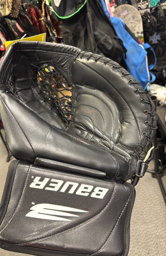 Bauer Supreme pro (Used) Black Senior Regular catcher catch glove SR