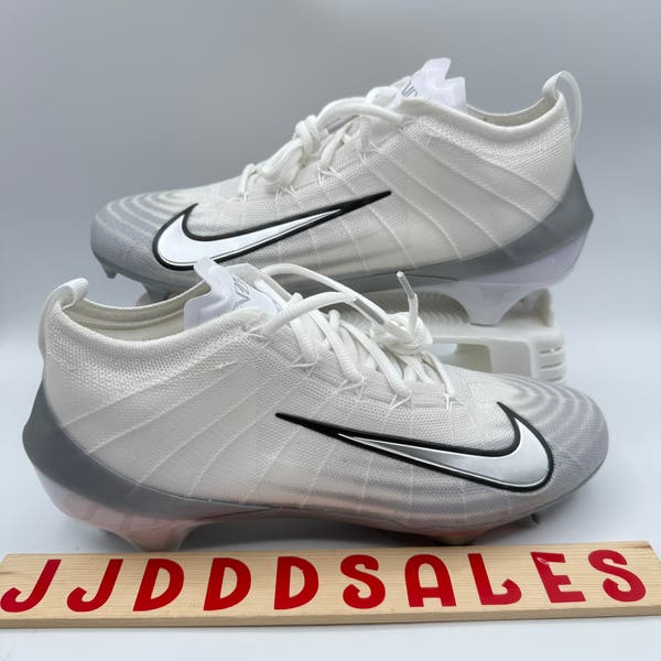 Nike Zoom Air Vapor Elite 1 Football Cleats White Silver  display picture 3