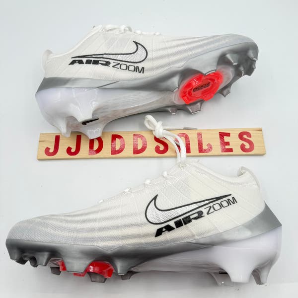 Nike Zoom Air Vapor Elite 1 Football Cleats White Silver  display picture 2