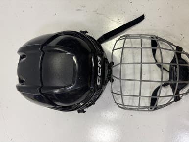 Used CCM TACKS 70 Helmet Cage Combo Black One Size 11860-S000296878