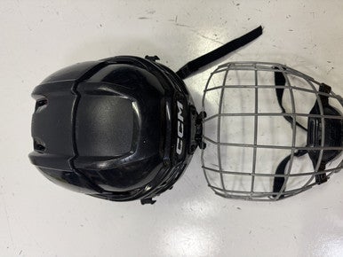 Used CCM TACKS 70 Helmet Cage Combo Black One Size 11860-S000296878