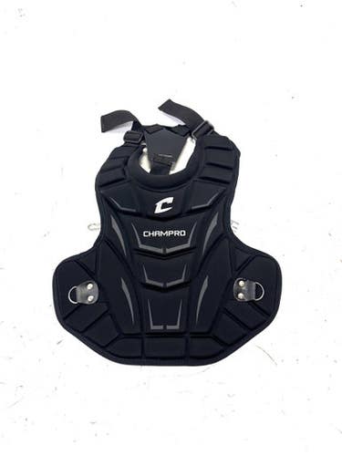 Used Champro CHESTPAD Catchers Chest Protector Black Youth 11860-S000296874