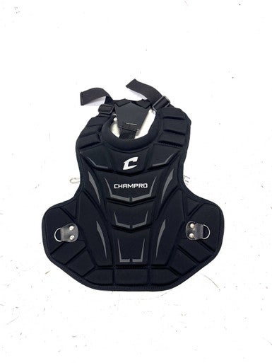 Used Champro CHESTPAD Catchers Chest Protector Black Youth 11860-S000296874