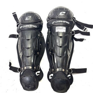Used Champro Catchers Leg Guards Black Youth 11860-S000296870