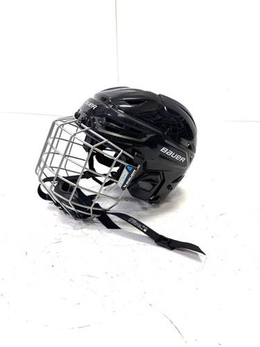 Used Bauer REAKT 55 Helmet Cage Combo Black MD 11860-S000296861