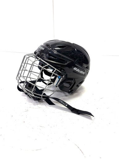 Used Bauer REAKT 55 Helmet Cage Combo Black MD 11860-S000296861