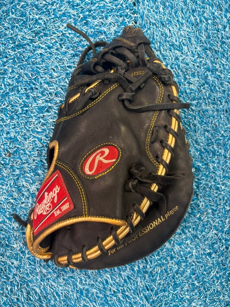 Black Rawlings R9 RH Catcher's Baseball Glove 32.5" (Used)