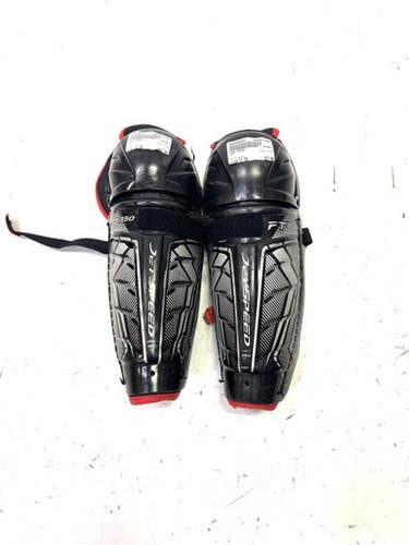 Used CCM FT350 Junior Shin Guards Black 11" 11860-S000296800