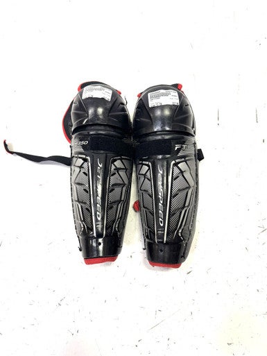 Used CCM FT350 Junior Shin Guards Black 11" 11860-S000296800