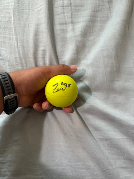 Lacrosse Ball Signed by Zed Williams