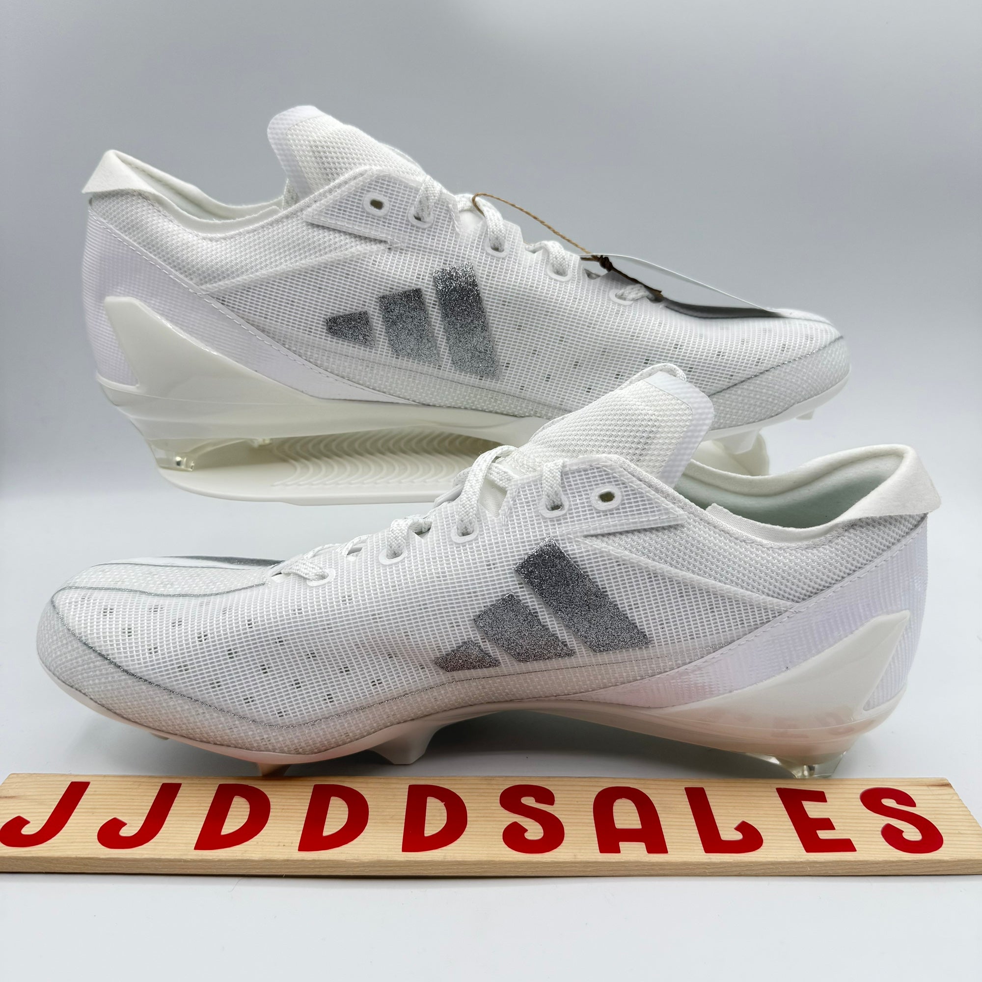 Adidas Adizero Electric Football Cleats White Silver IE4374  display picture 2