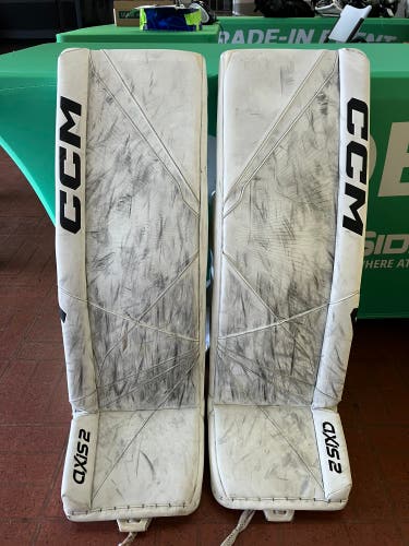 Senior CCM Axis 2 Goalie Leg Pads | 35" +2 (Used)