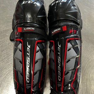 Junior CCM JetSpeed FT1 13" Shin Pads  (New)