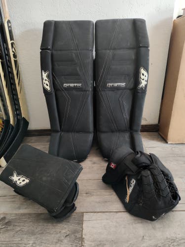 34" 2016 Brian's G-Netik Pro 2 Regular Goalie Full Set Pro Stock (Used)