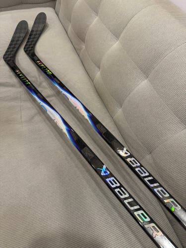 2 PACK! New Senior RH Bauer FLYLITE P92 87 Flex Hockey Stick