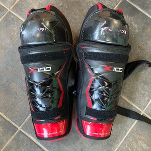 Intermediate Bauer Vapor X100 Shin Pads 13" (Used)