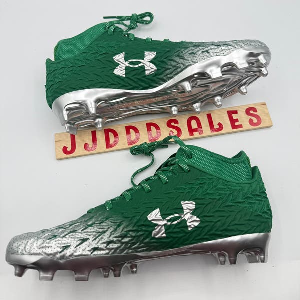 Under Armour UA Spotlight 4 MC Football Cleats Green 3027977