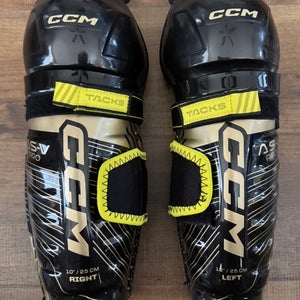 Youth CCM Tacks 10" Shin Pads (Used)