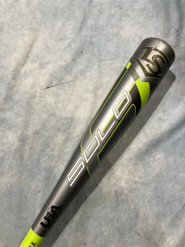 2020 Louisville Slugger Solo Alloy Bat USABat Certified (-11) Alloy 17 oz 28" (Used)