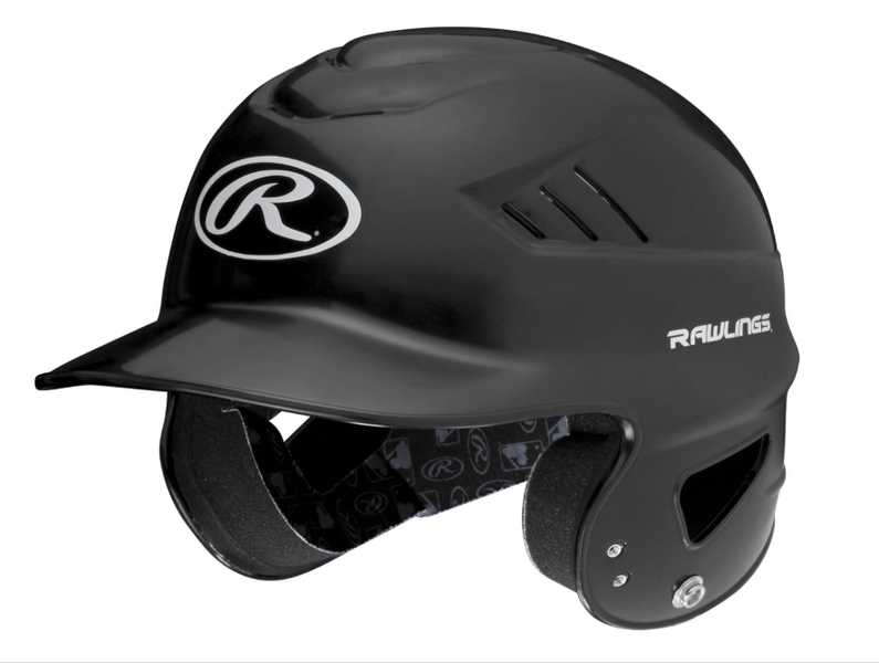 Rawlings COOLFLO Baseball Batting Helmet 6 1/2" - 7 1/2" One Size Fits Most. Black